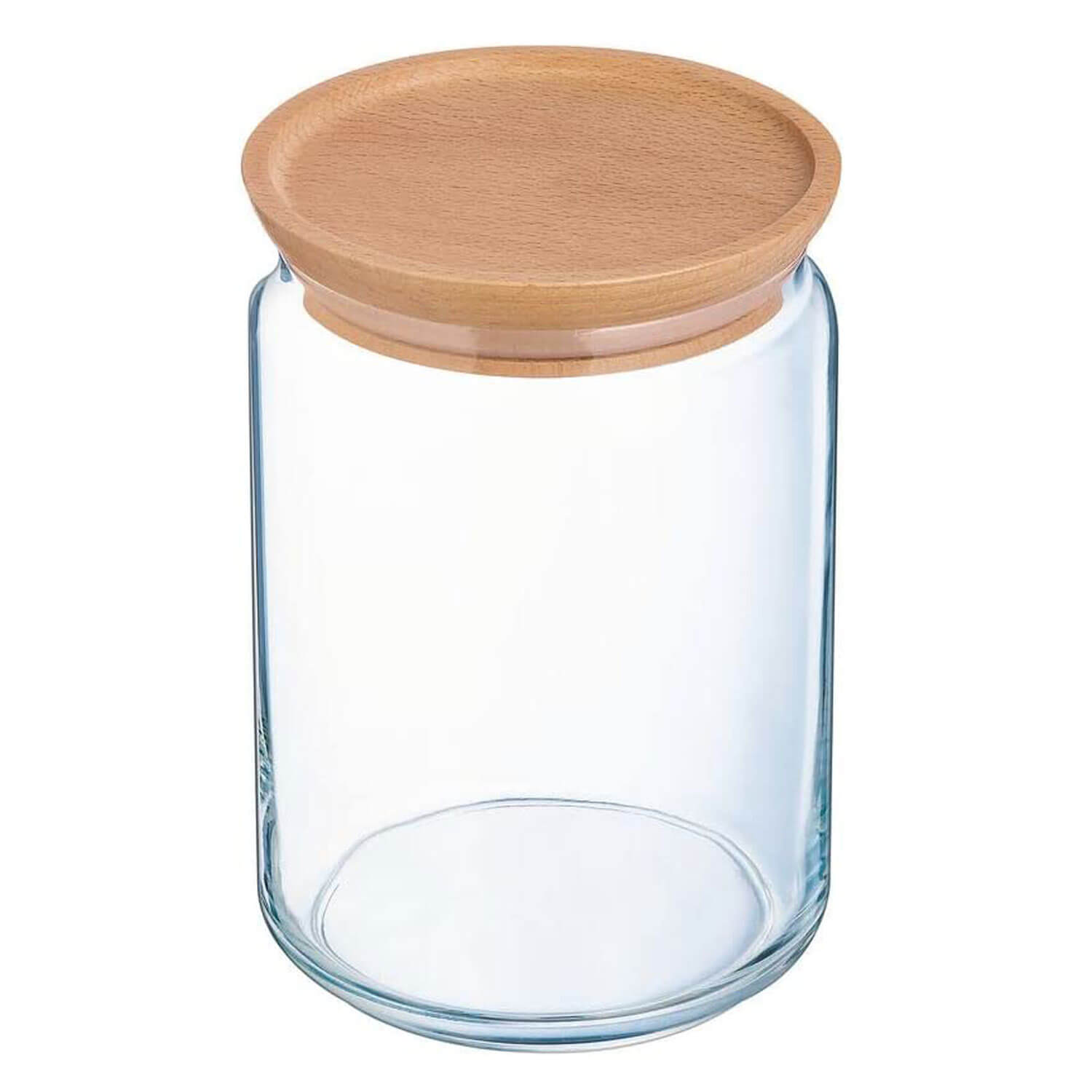 *BARATTOLO VETRO T/LEGNO LT.1