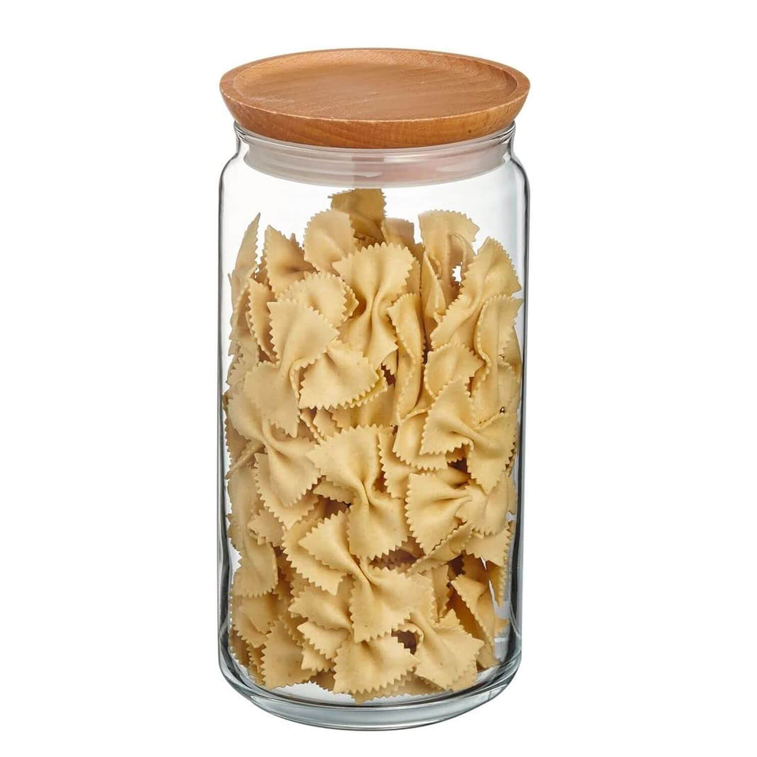 *BARATTOLO VETRO T/LEGNO LT.1.5