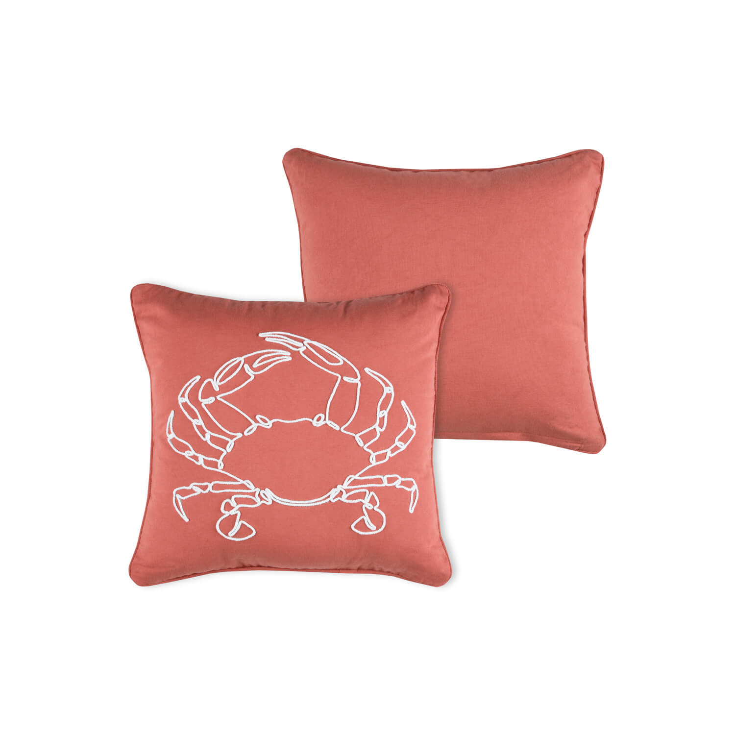 *CUSCINO ARREDO YACHT CM.40X40 CORALLO