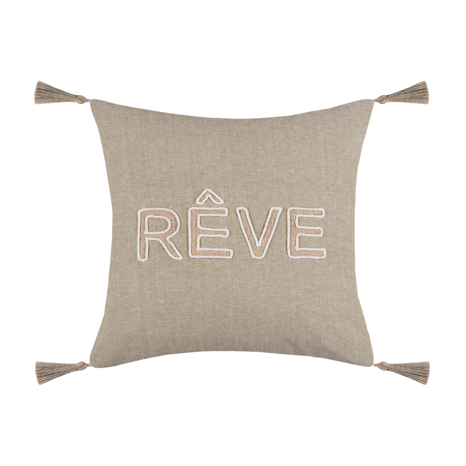 *CUSCINO ARREDO MAISON CM.40X40 CORDA