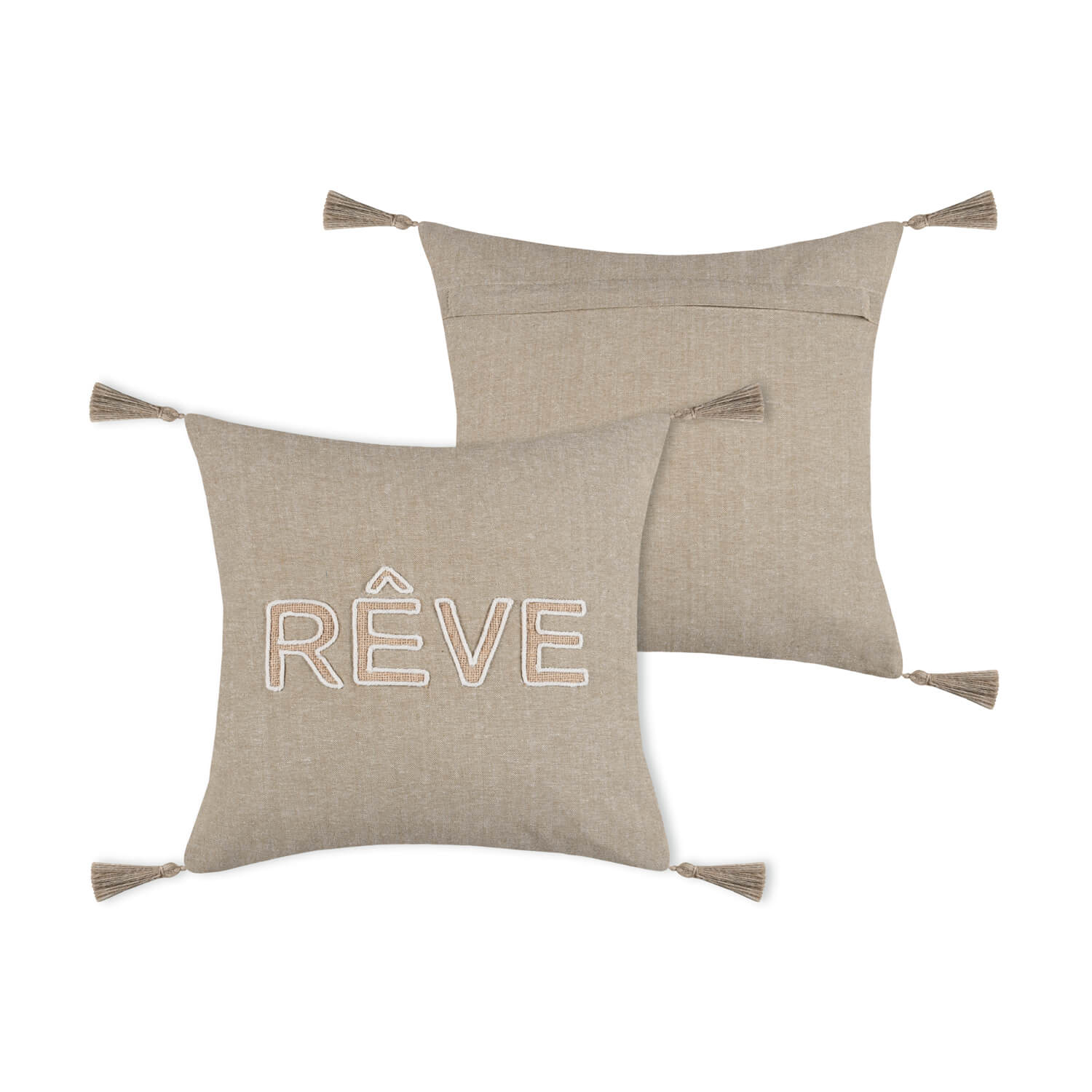 *CUSCINO ARREDO MAISON CM.40X40 CORDA