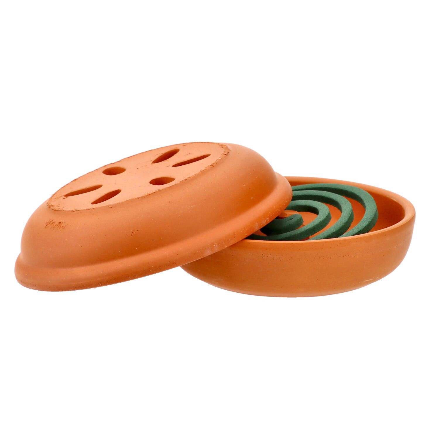 COCCIO IN TERRACOTTA CON 10 SPIRALI