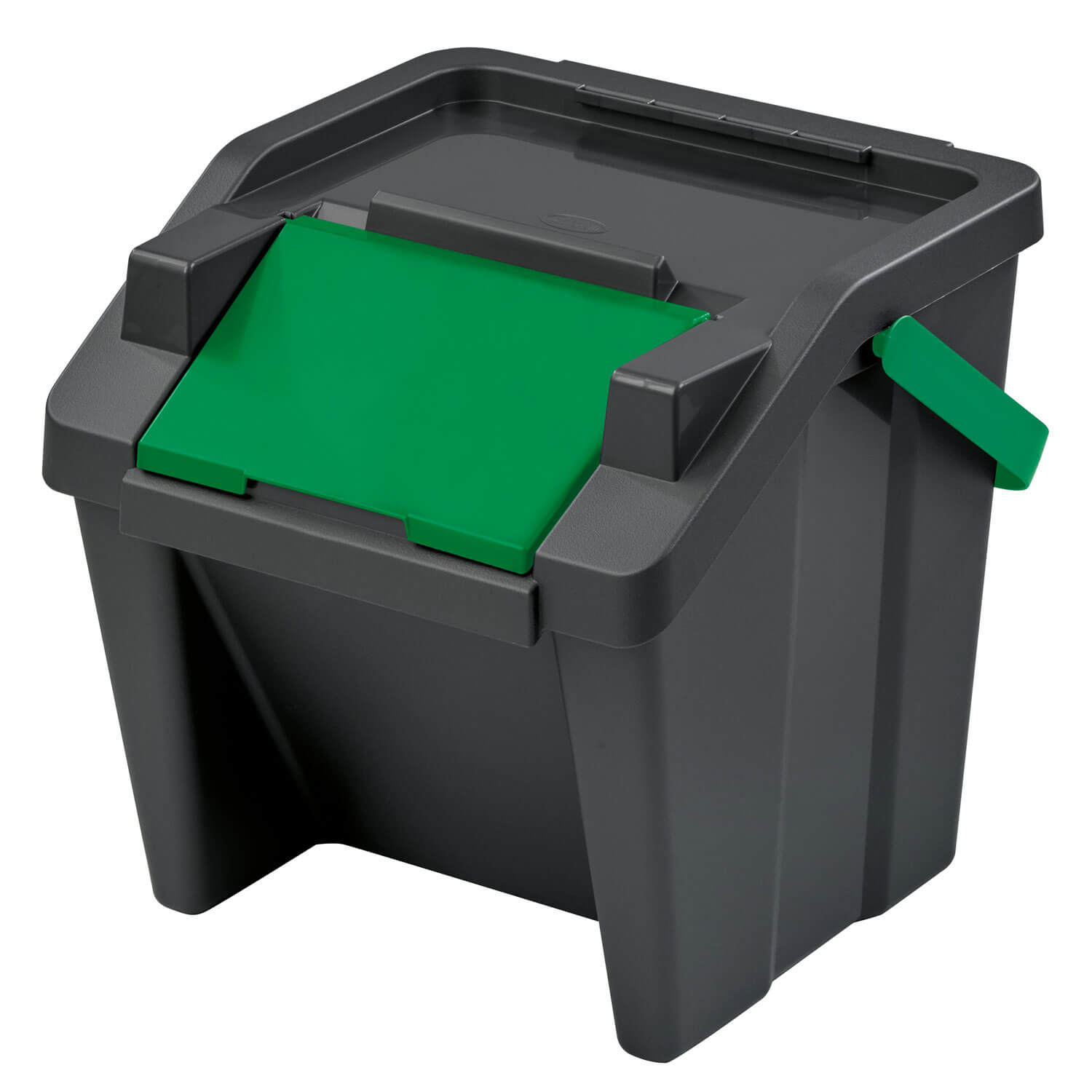 SET3 PATTUMIERE VERT.30L.NERE+MANICI