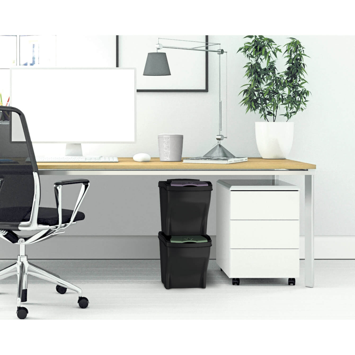 PATTUMIERA POKER OFFICE 2X20 LT.