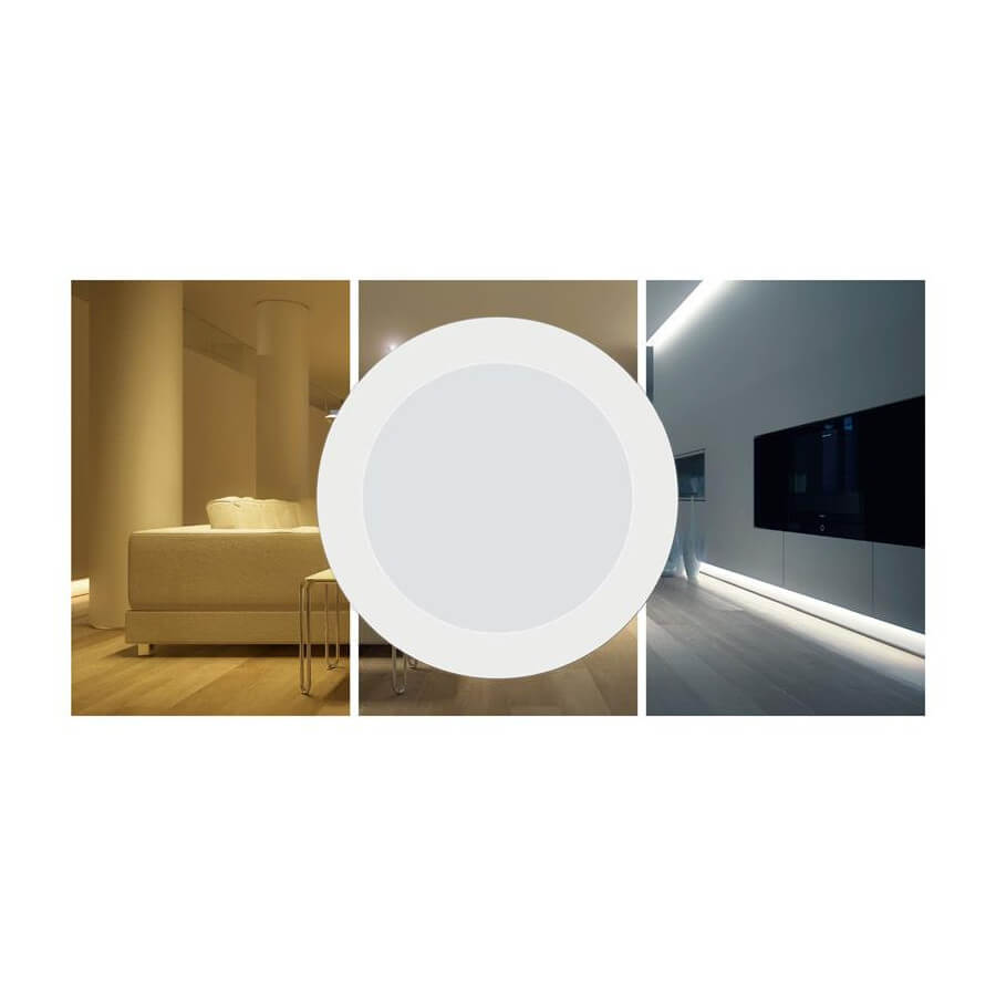FARETTO AD INCASSO WIFI D.22 BIANCO