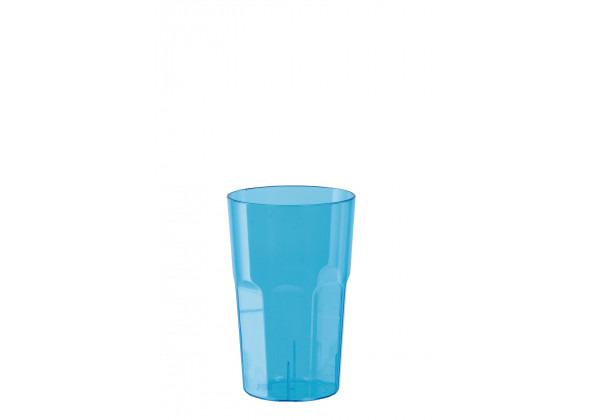 BICCHIERE IN PLASTICA 450ML.ASS.3 COLORI