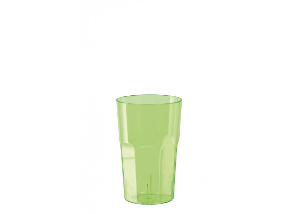 BICCHIERE IN PLASTICA 450ML.ASS.3 COLORI
