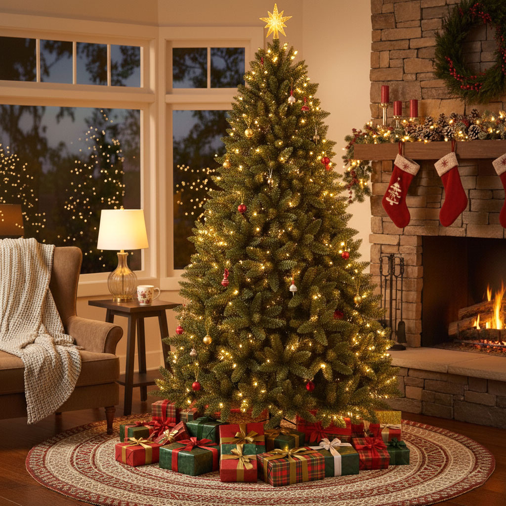 ALBERO NATALE PVC CM.180 1274 PUNTE