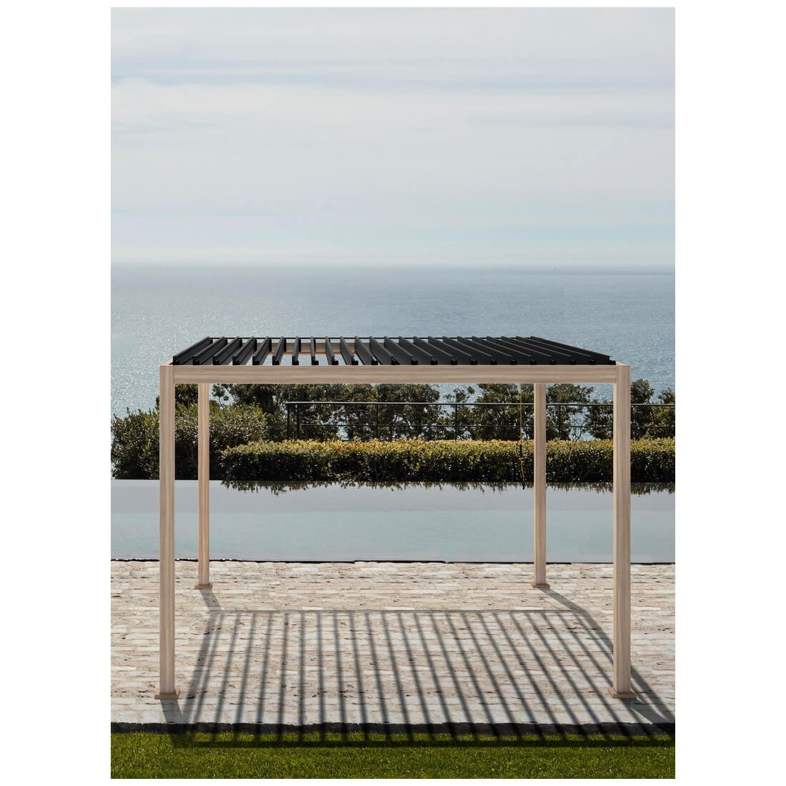 PERGOLA OCEAN 3X4 NATURAL-ANTRACITE