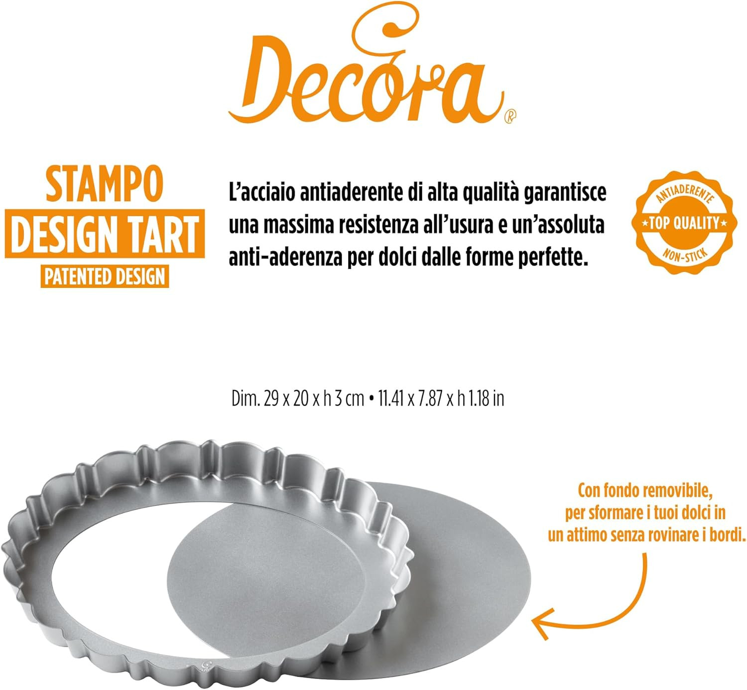STAMPO CROSTATA OVALE CM.29X20X3H
