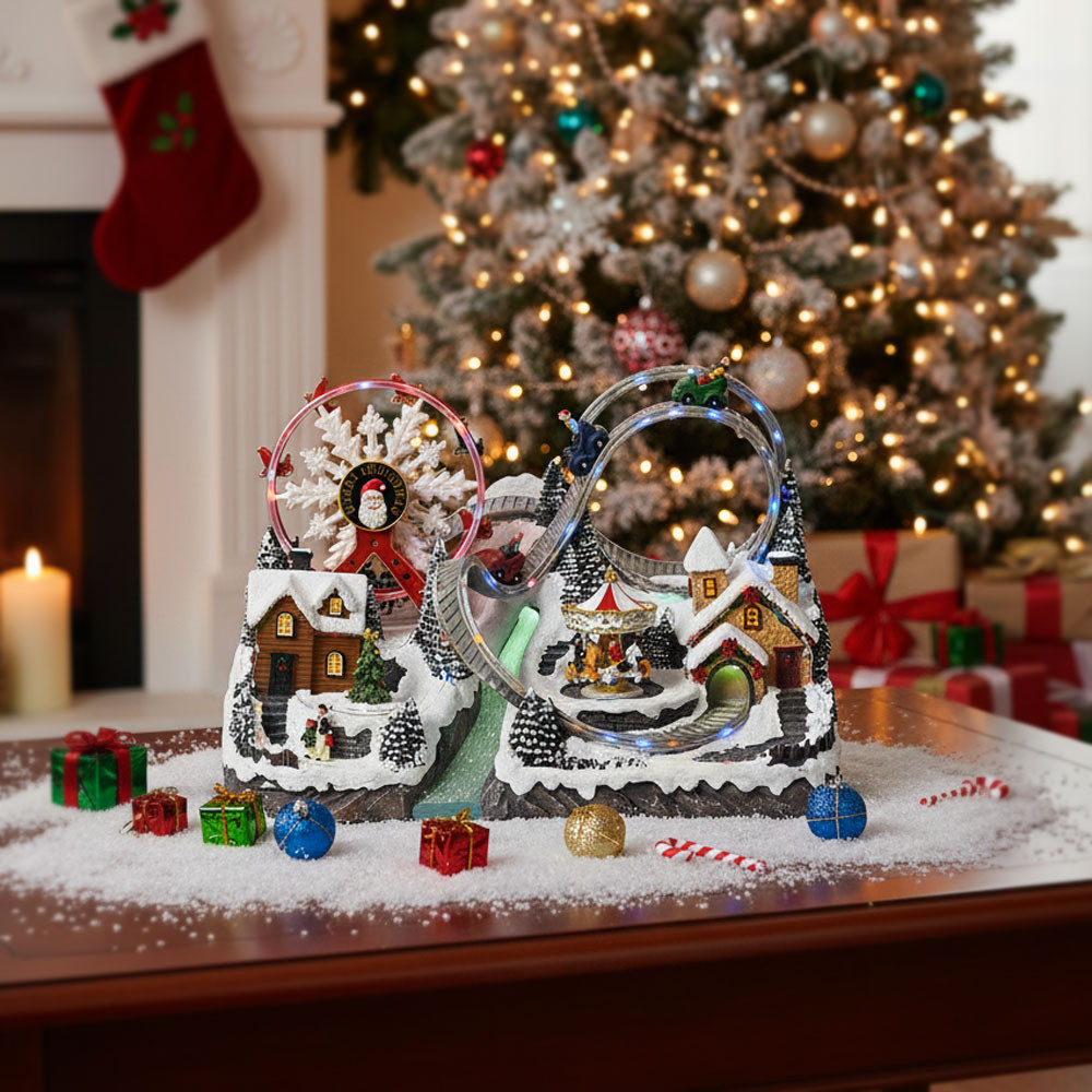 SCENARIO C/GIOSTRE LED MULTICOLOR