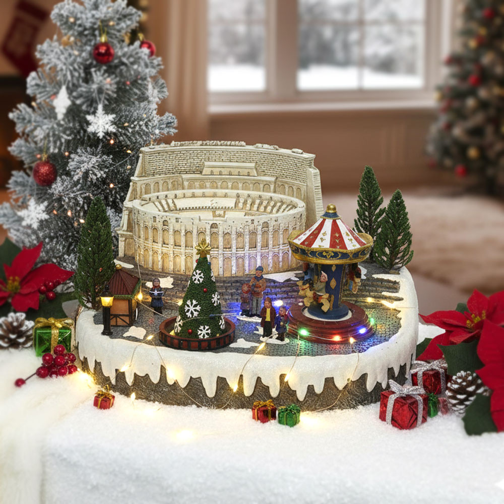 SCENARIO NATALIZIO LED CM.29X31X18H MULTICOLOR