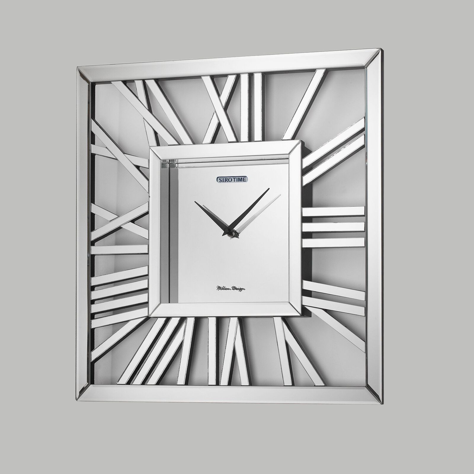 *OROLOGIO SPECCHIATO CM. 50X50X2