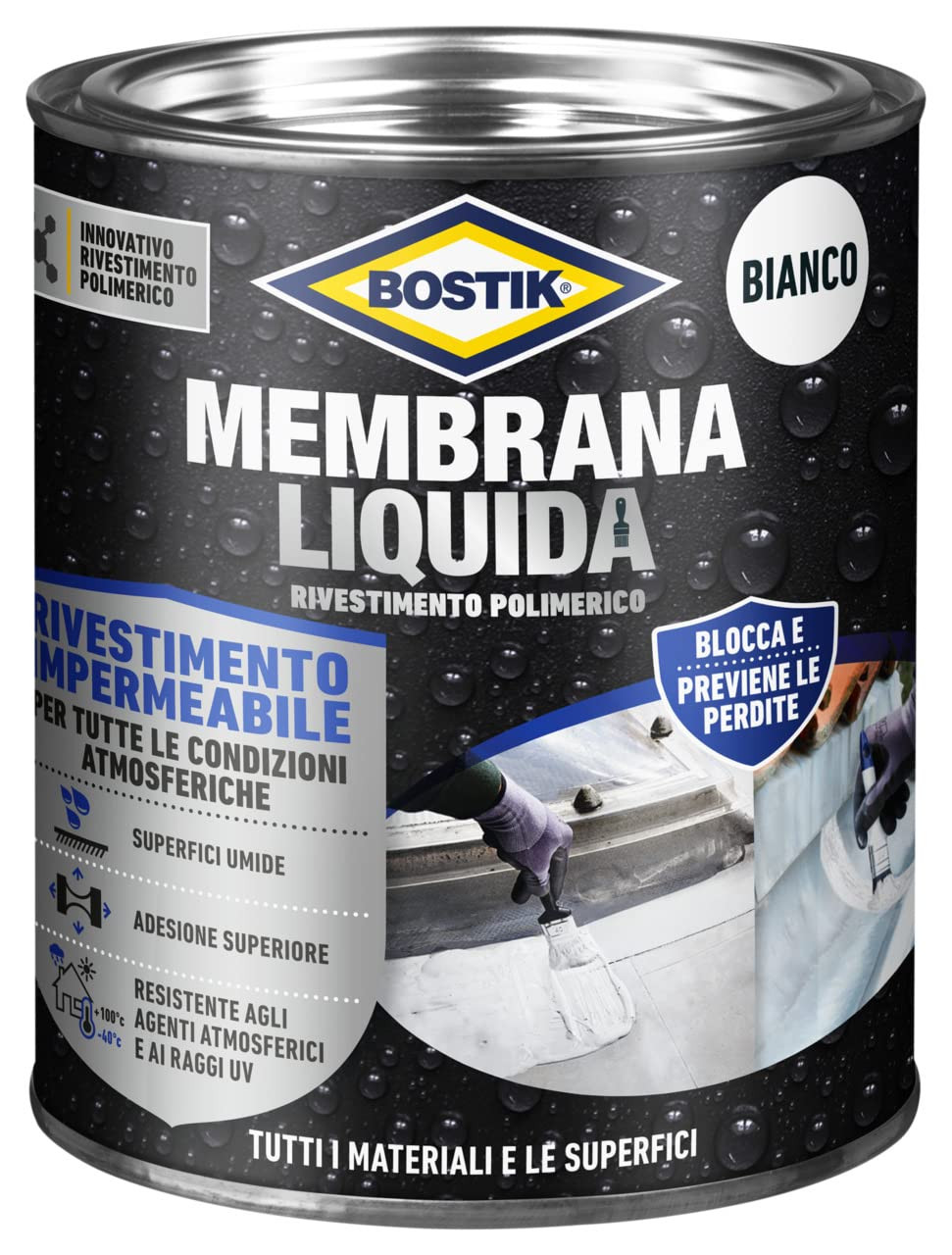 BOSTIK MEMBRANA LIQUIDA BIANCA KG.1