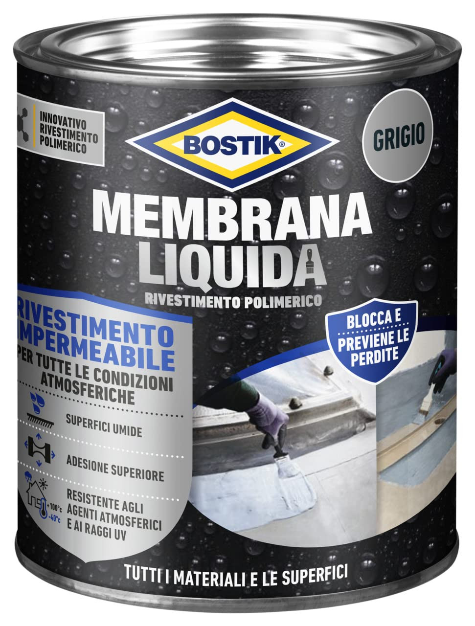 BOSTIK MEMBRANA LIQUIDA BIANCA KG.1