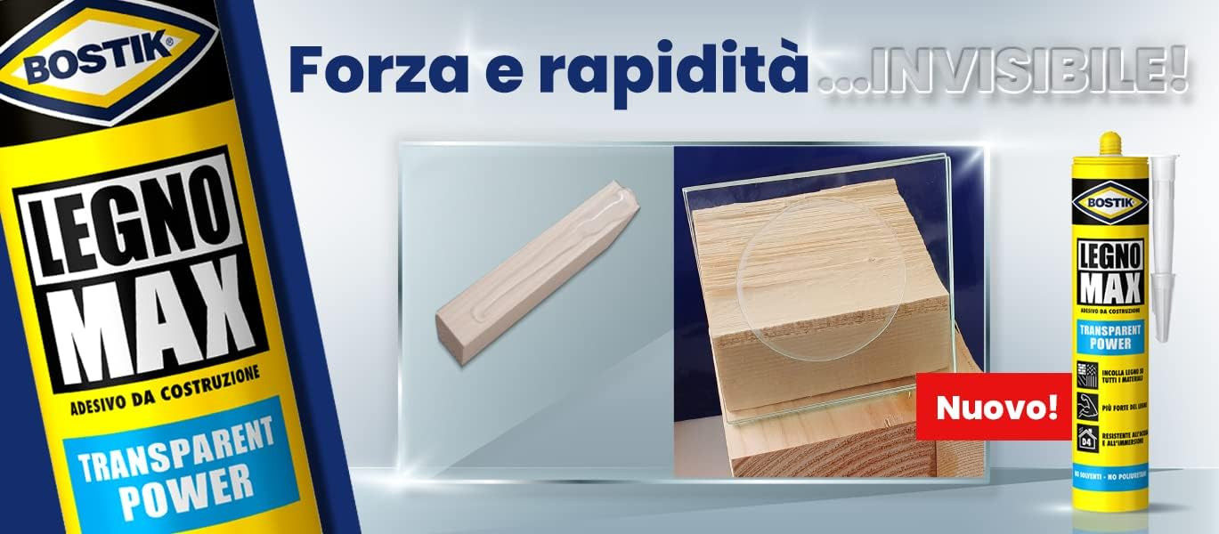 BOSTIK LEGNO MAX TRASP.CART.ML.280