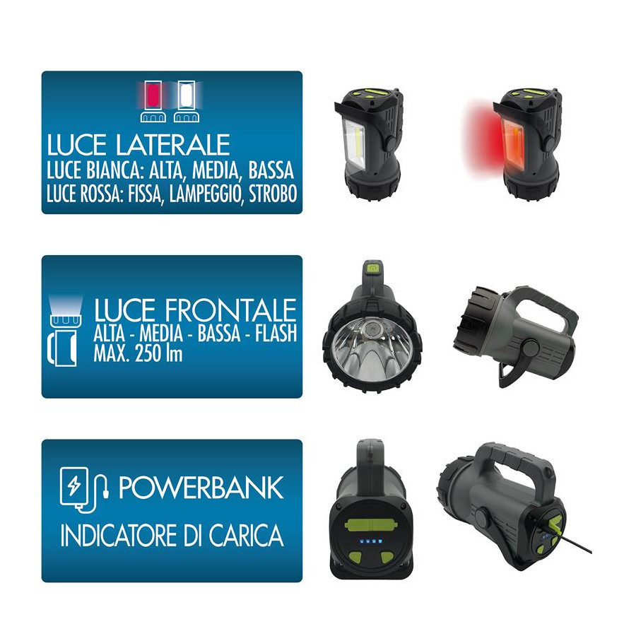 *PROIETTORE CON POWERBANK 10 WATT