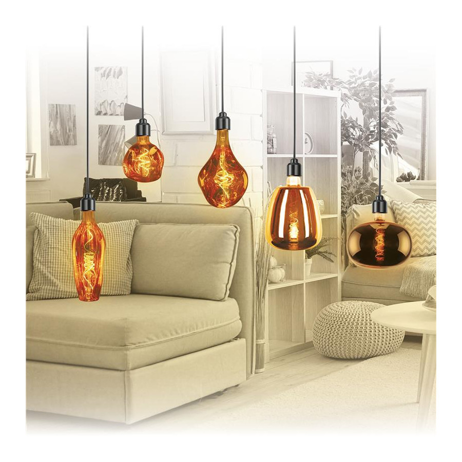 LAMPADA DECO VINTAGE BRONZO FIL.L.C