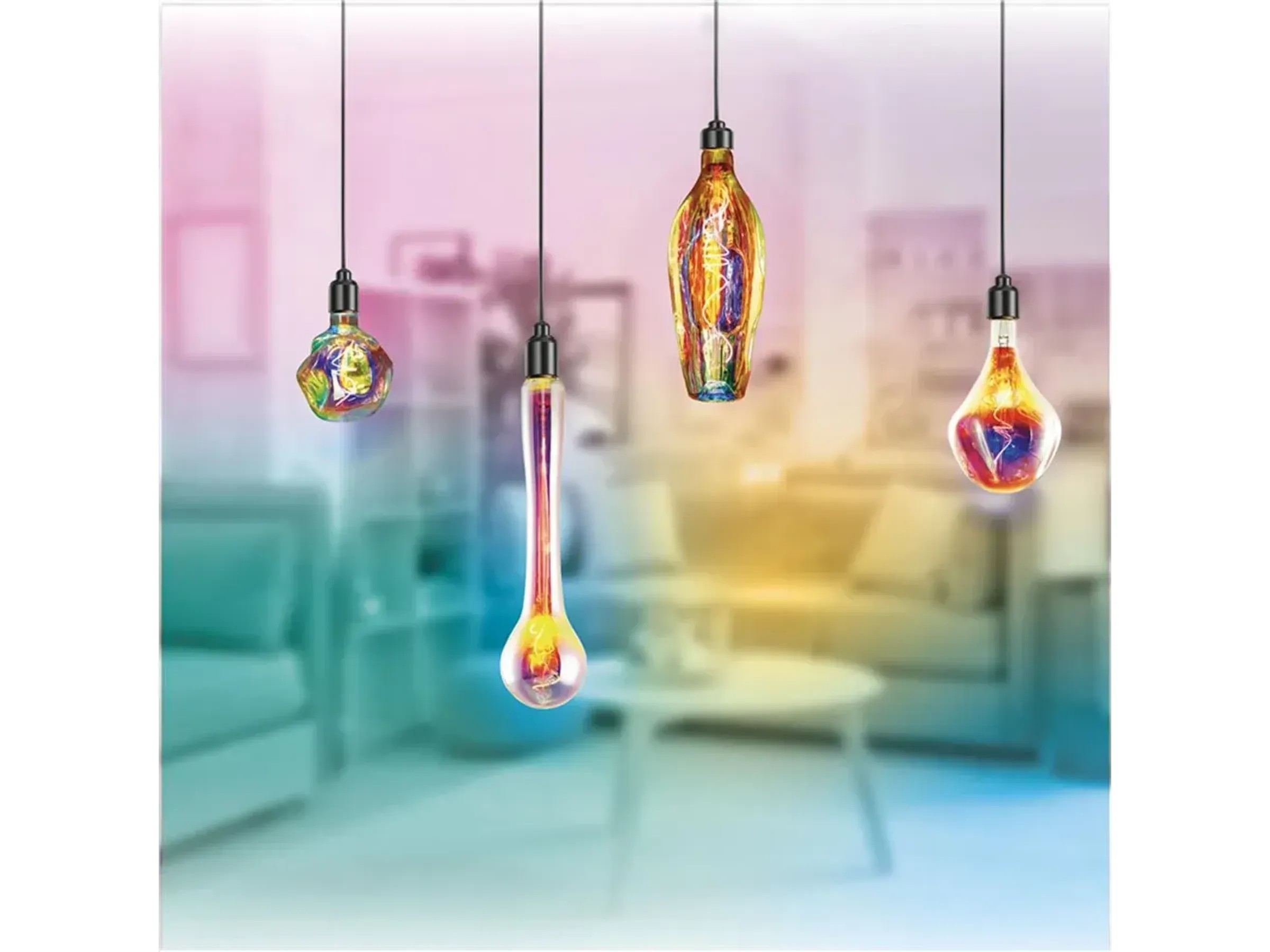 LAMPADA DECO VINTAGE IRREG.MULTIC.