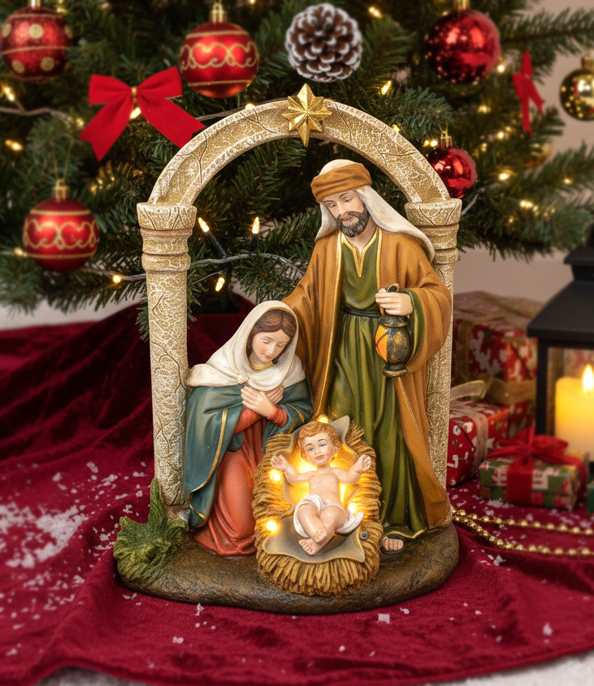 NATIVITA CM.30 CON MUSICA E LUCE