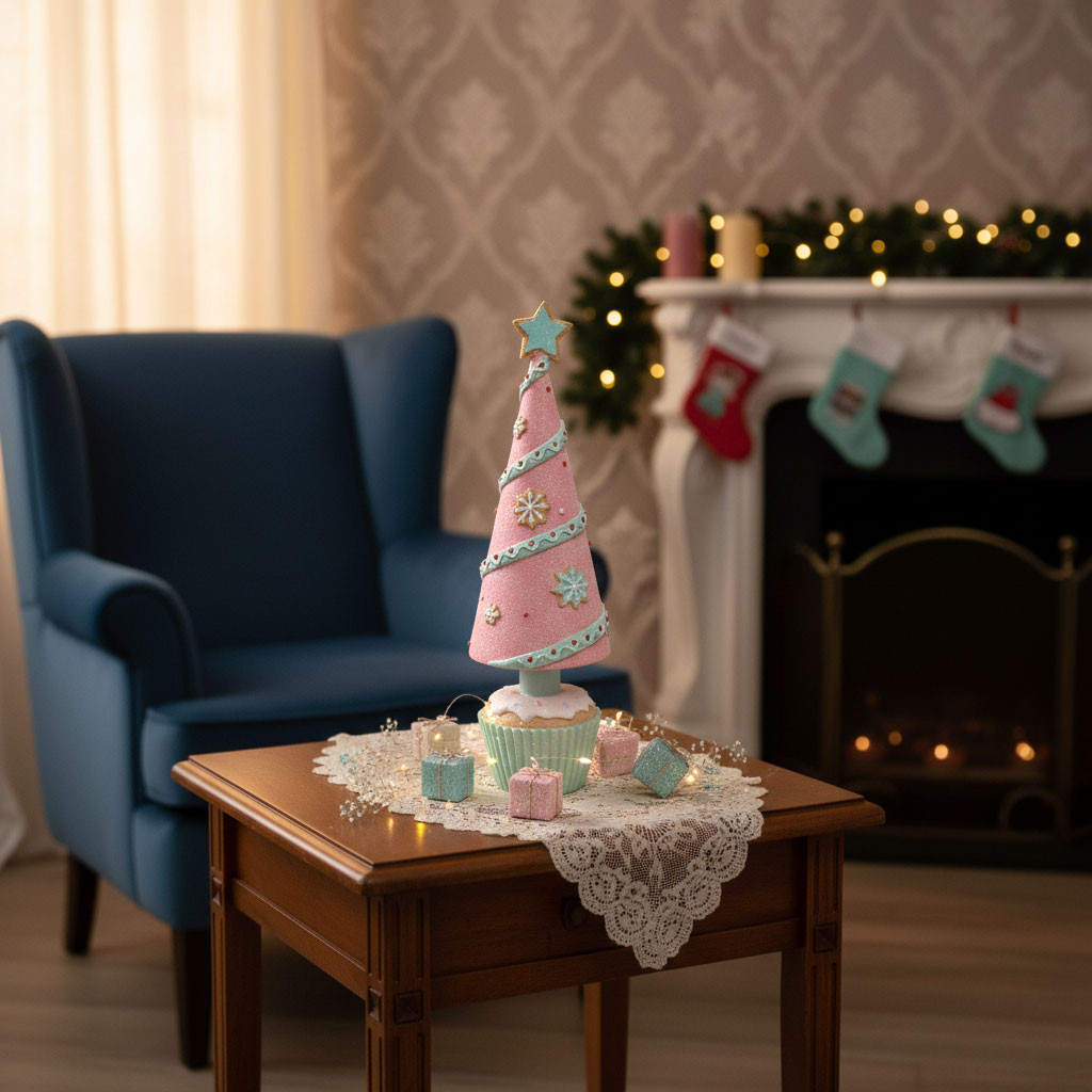 *ALBERO DI NATALE 32CM CAKE DESIGN