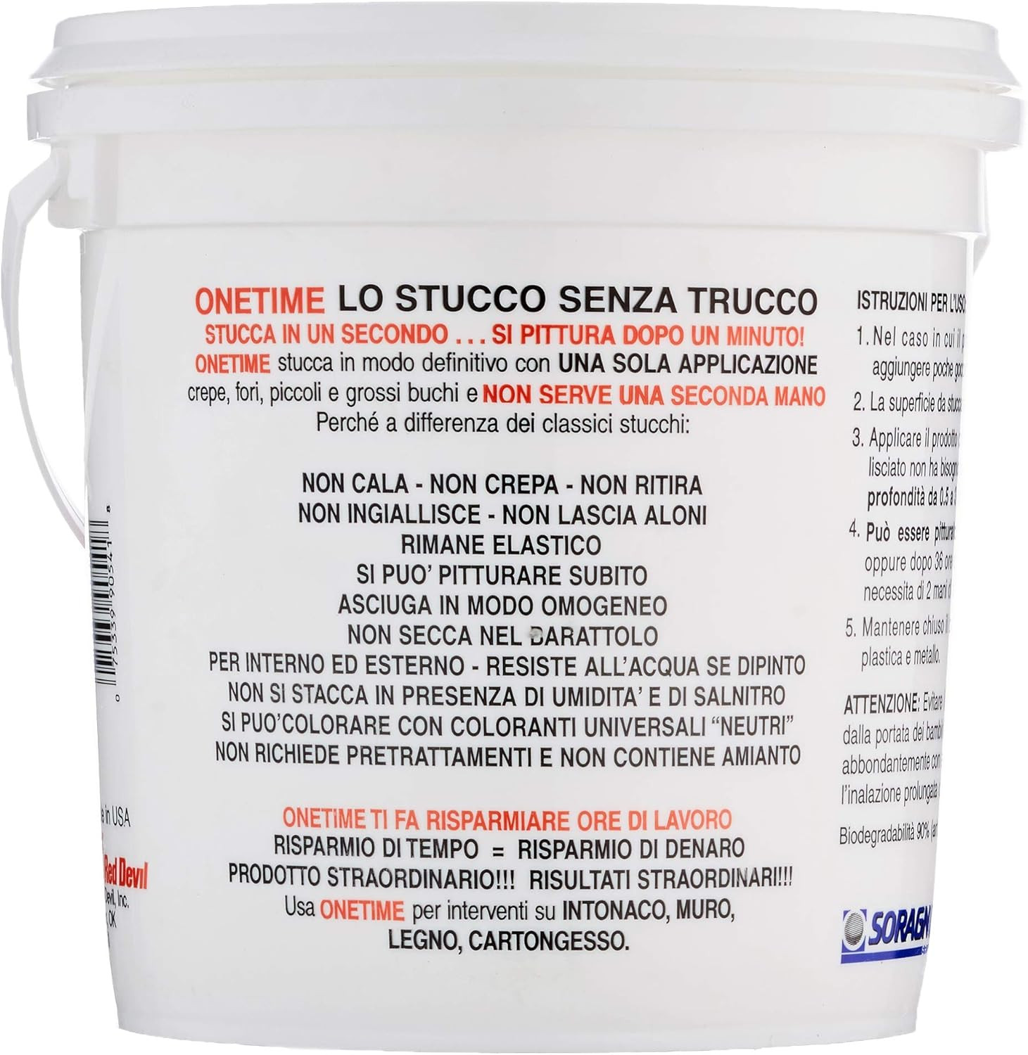 STUCCO ONETIME BIANCO P/ESTERNO LT4