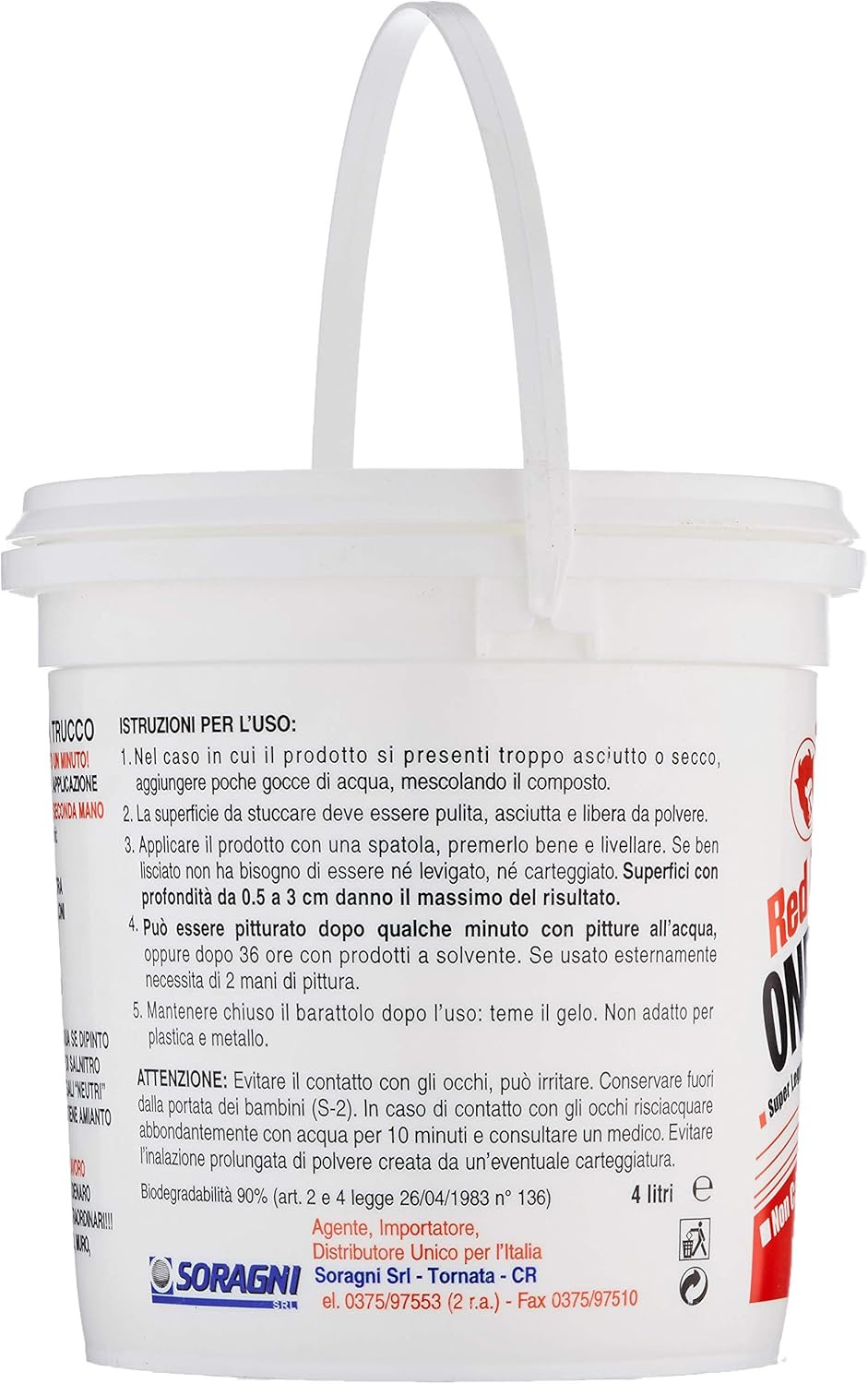 STUCCO ONETIME BIANCO P/ESTERNO LT4
