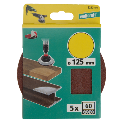 DISCHI ABR.FIXOFLEX MM.125 P40 PZ.5