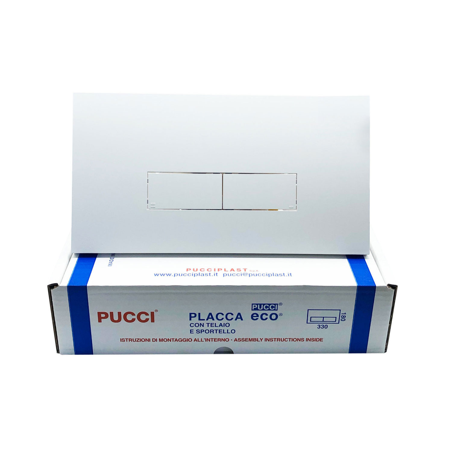 PLACCA C/TELAIO E SPORTELLO ECO