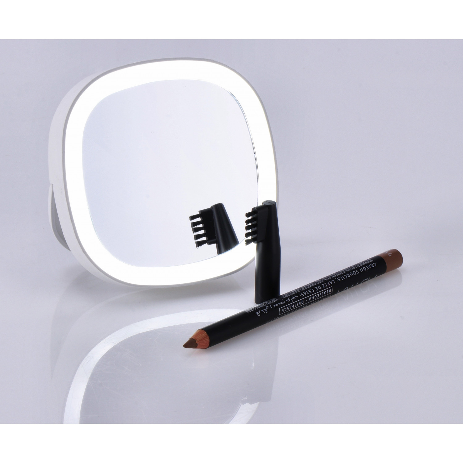 *SPECCHIO TRUCCO C/LED CM.8.5X2X8.5H