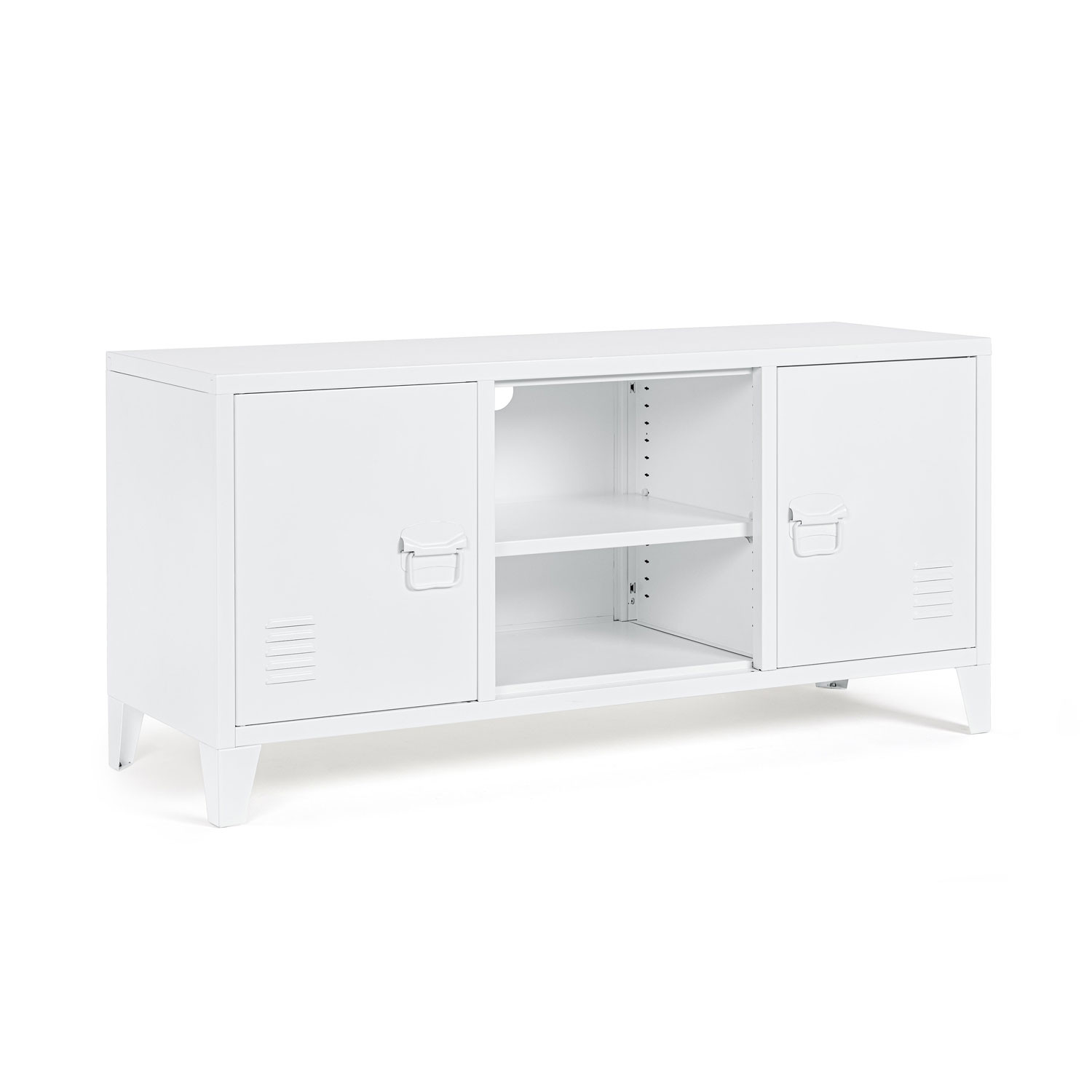 *MOBILE PORTA TV 2A CAMBRIGE BIANCO 40X120.5X58.5H