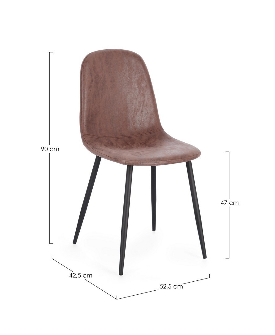 SEDIA IRELIA COGNAC