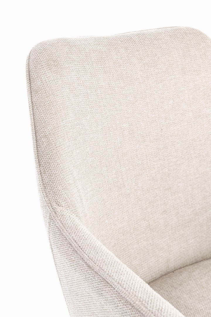 SEDIA C/BR CORA BEIGE/BEIGE
