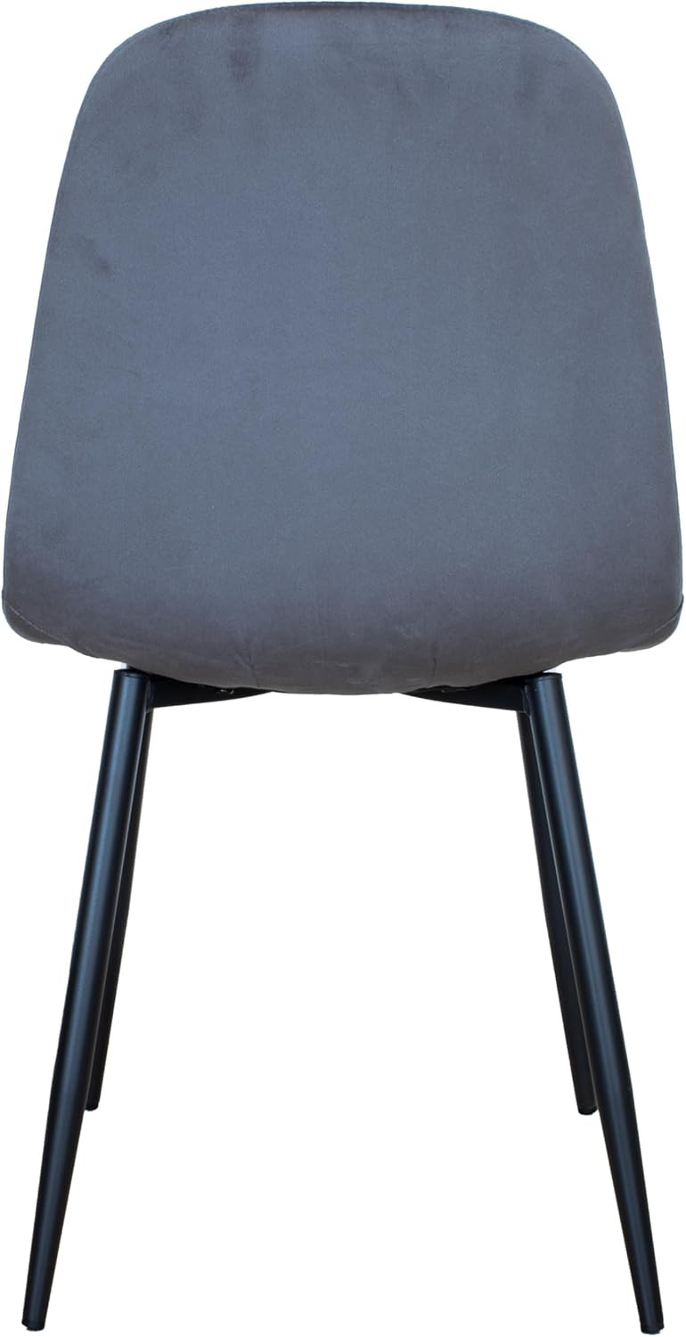 SEDIA IN VELVET BECKY BLU