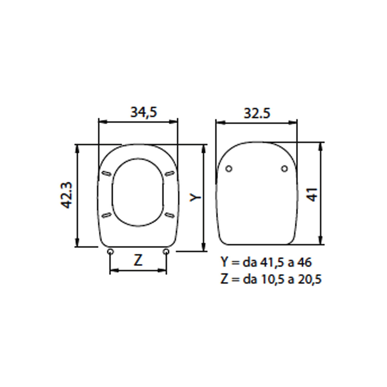 SEDILE WC LEGNO MDF TESI BIANCO