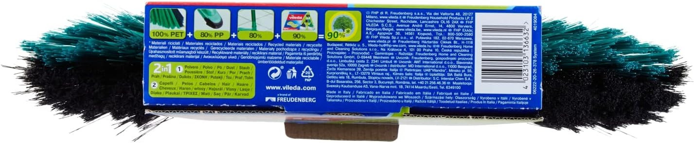 SCOPA NATURAL 2IN1 CON MANICO