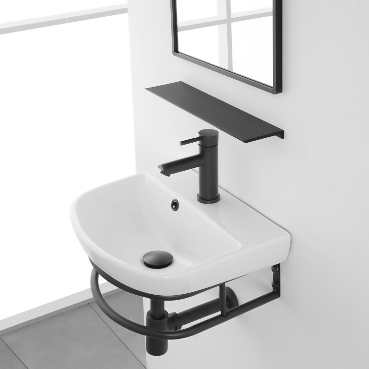 MOBILE BAGNO IN METALLO CM 45 C/LAVABO