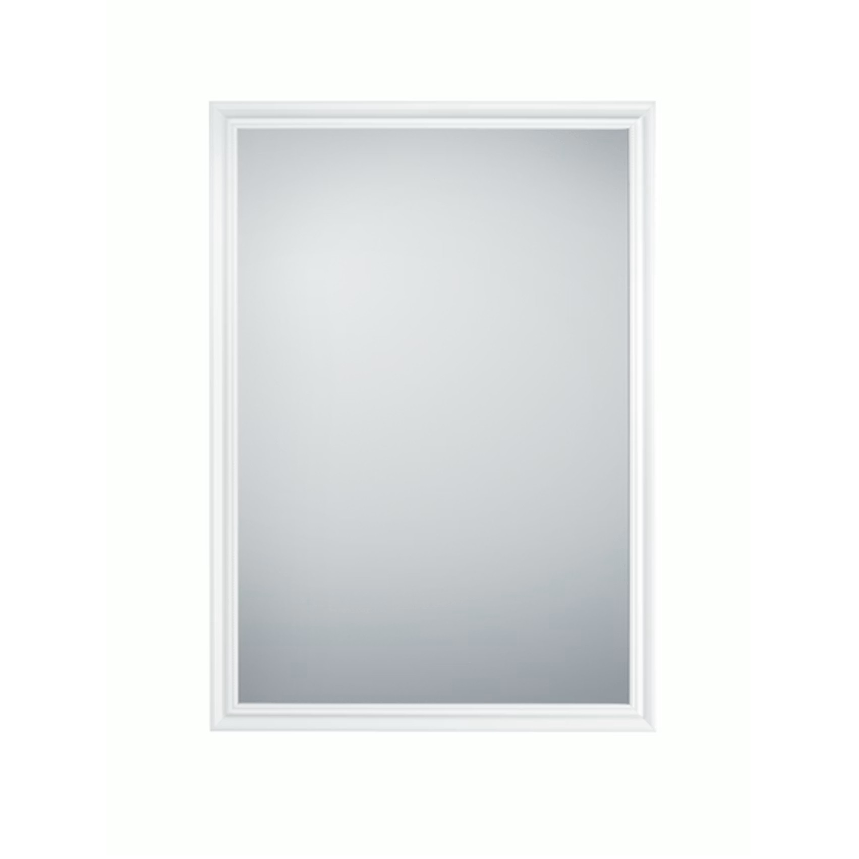 *SPECCHIO C/CORN.KARINA CM.50X70 BIANCO