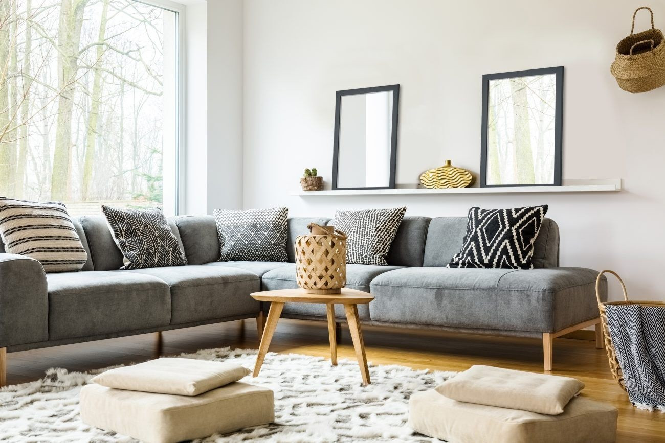 *SPECCHIO C/CORNICE THEA CM.48X68 GRIGIO SCURO