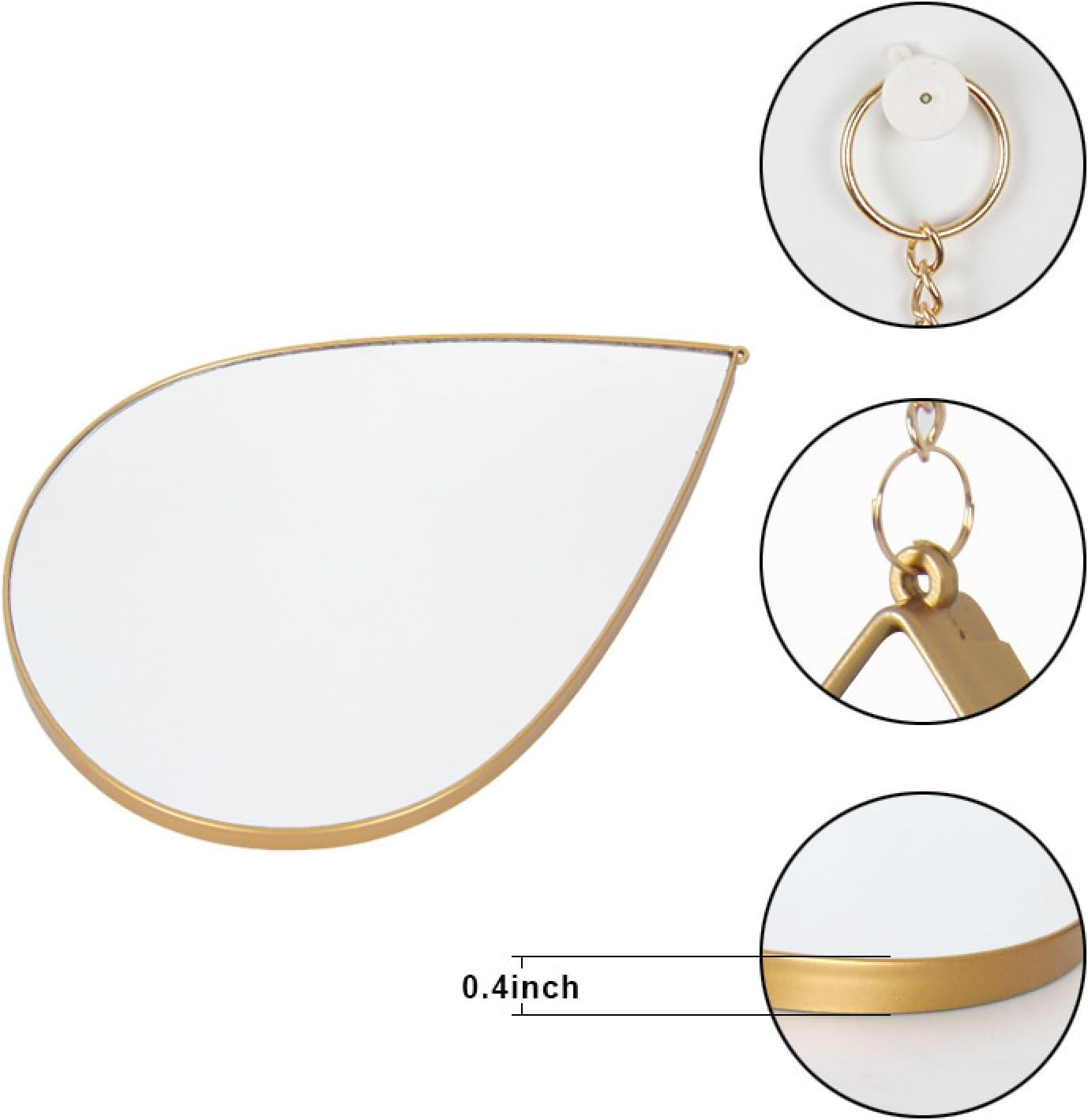 SET3 SPECCHI DECORATIVI MILENA