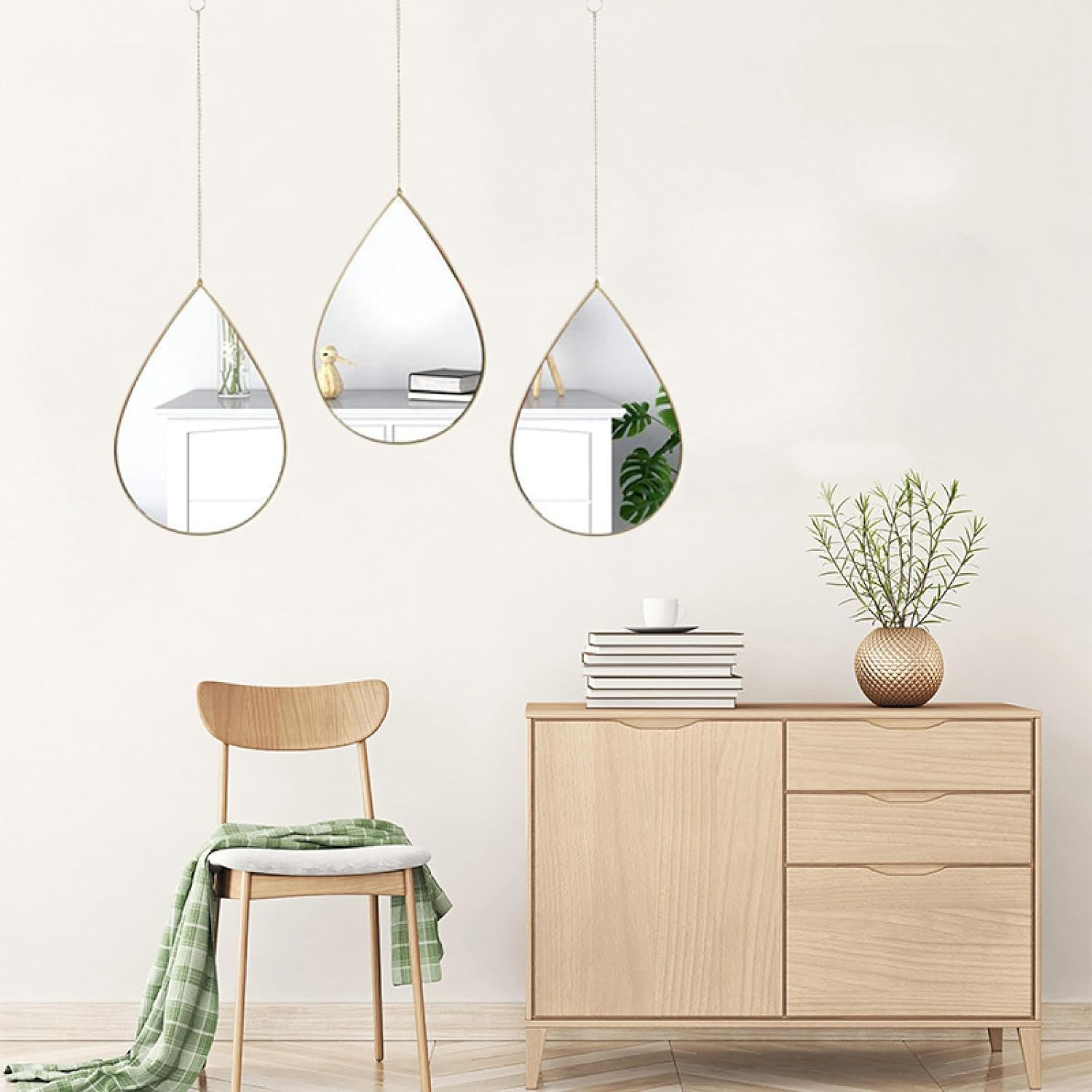 SET3 SPECCHI DECORATIVI MILENA