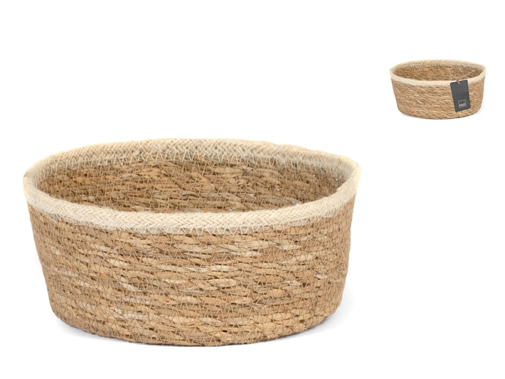 CESTO JUTA/TIFA TONDO CM.20X8H