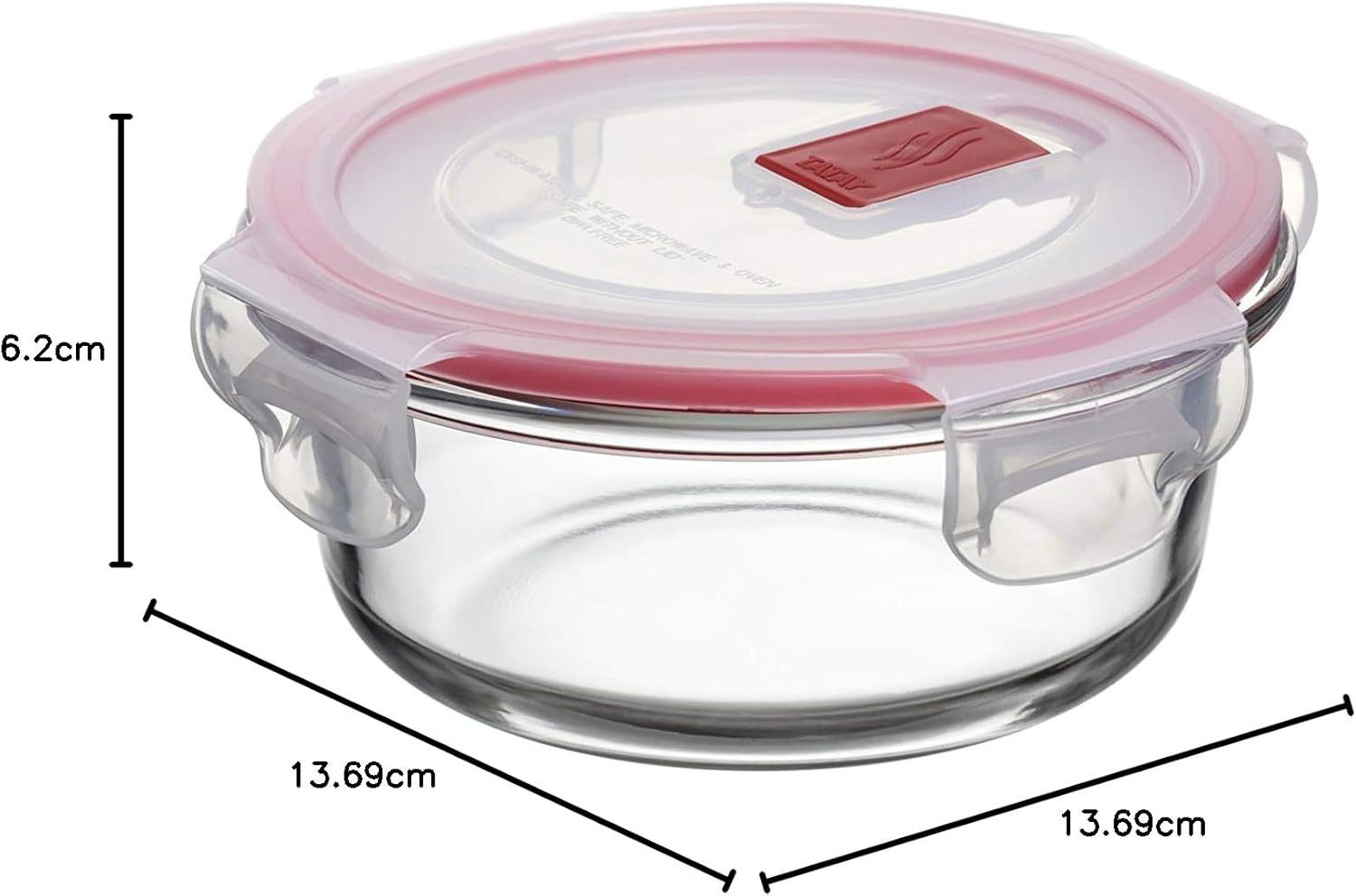 CONT.TONDO ERMETICO COOK&EAT 0.4L IN VETRO