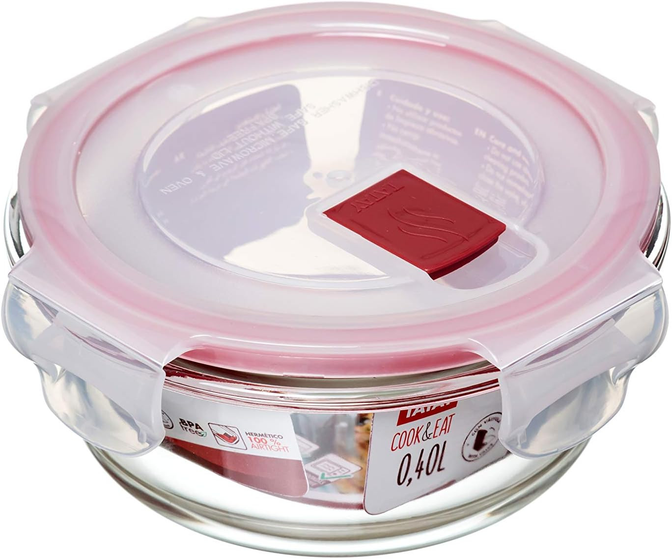 CONT.TONDO ERMETICO COOK&EAT 0.4L IN VETRO