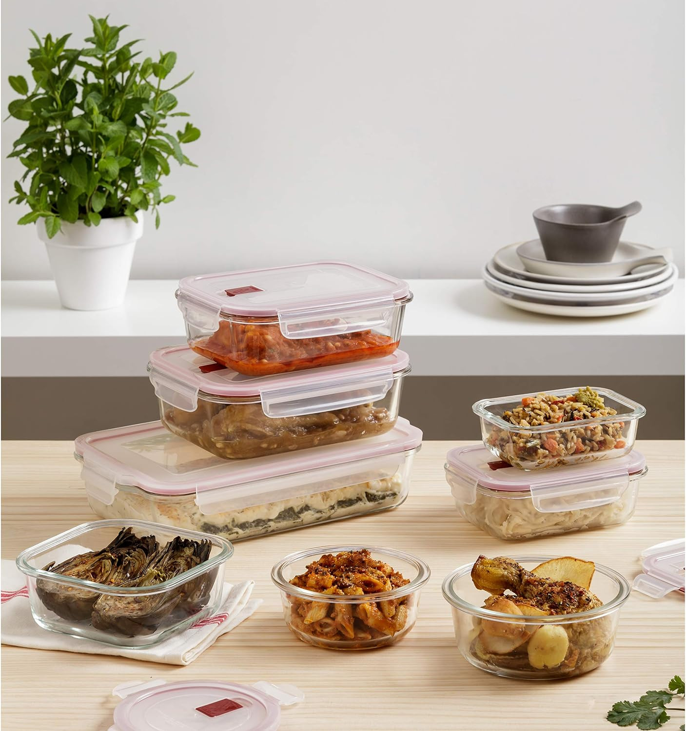 CONT.TONDO ERMETICO COOK&EAT 0.64L IN VETRO