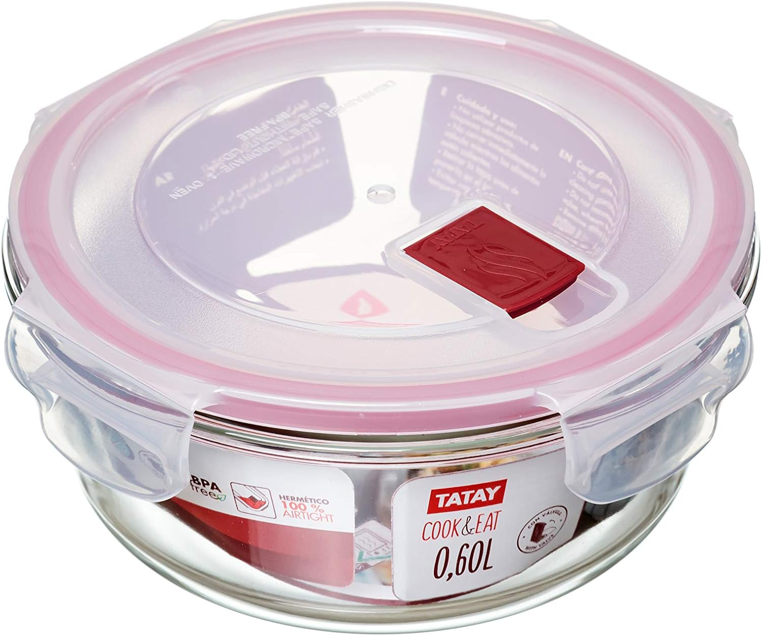 CONT.TONDO ERMETICO COOK&EAT 0.64L IN VETRO