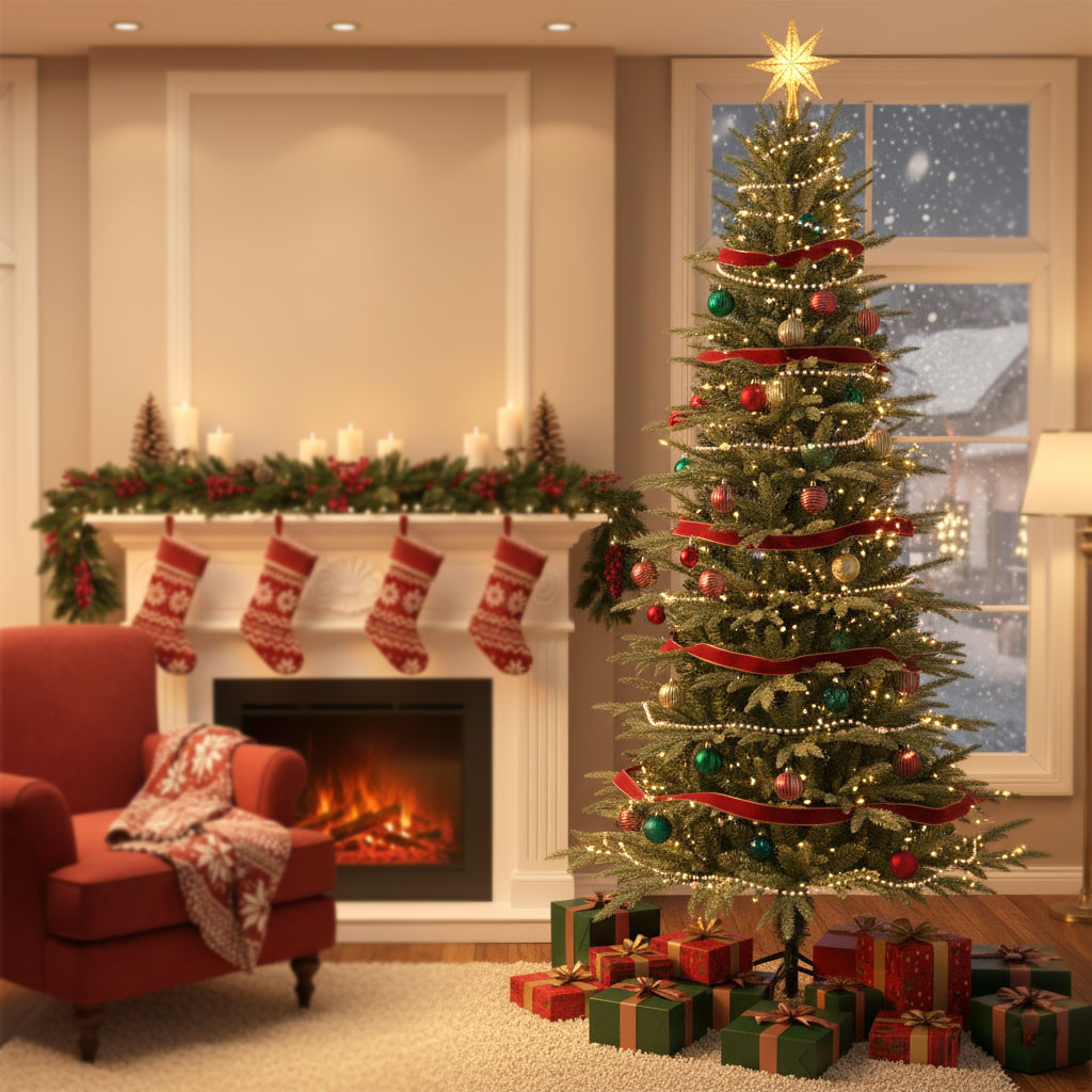 ALBERO DI NATALE MISTO CM.120 287 PUNTE