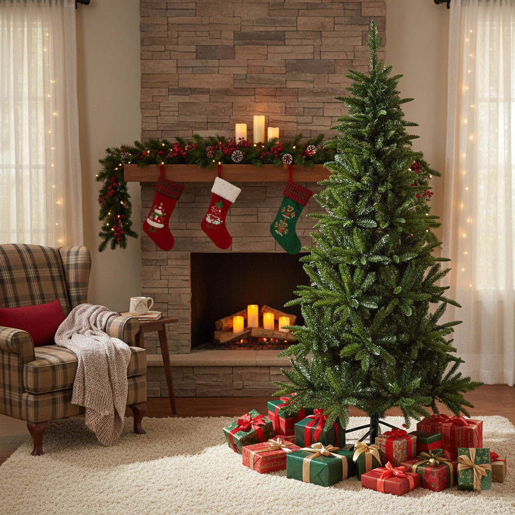 ALBERO DI NATALE MISTO CM.270 1603 PUNTE