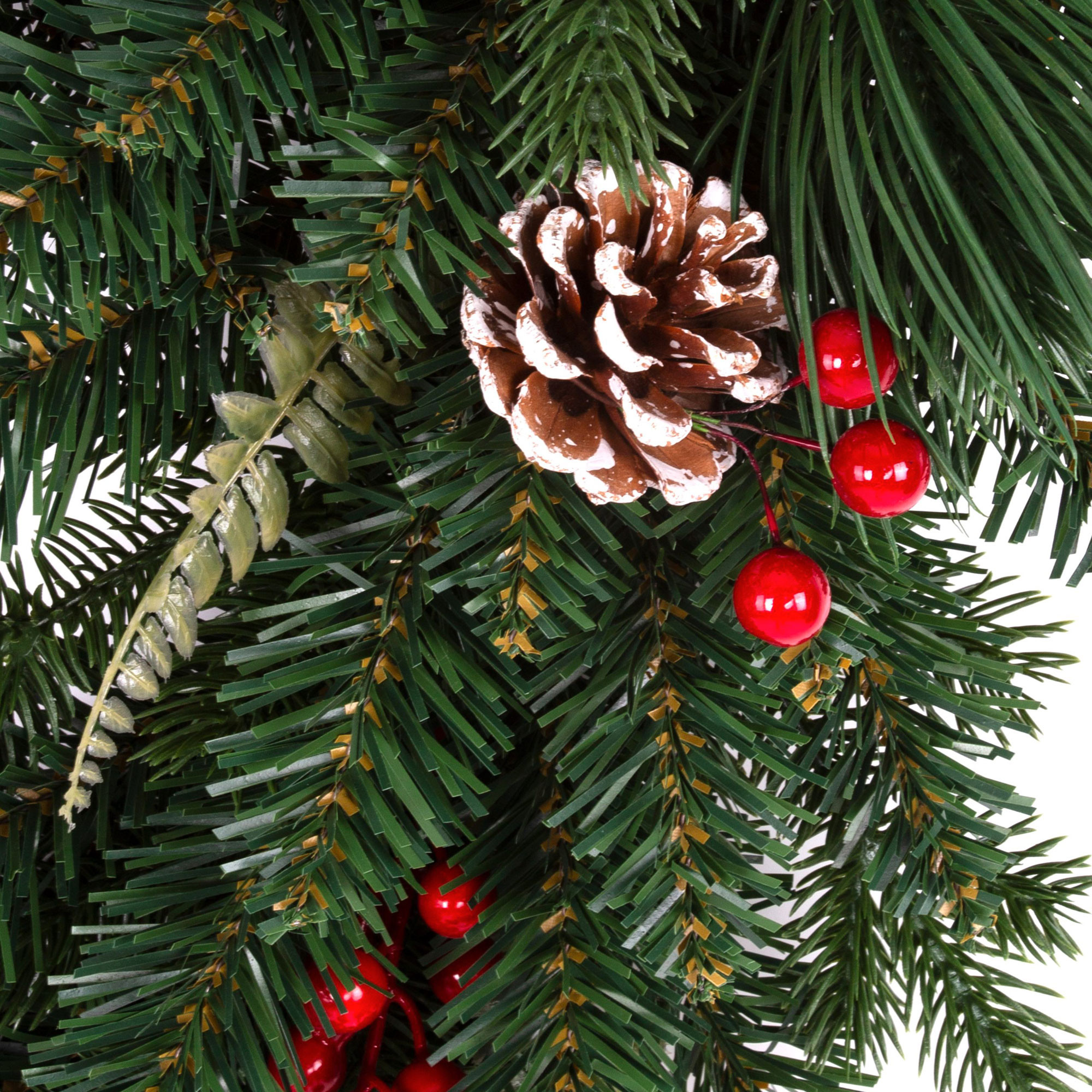 GHIRLANDA CM.200 MISTA CON BACCHE 168 PUNTE