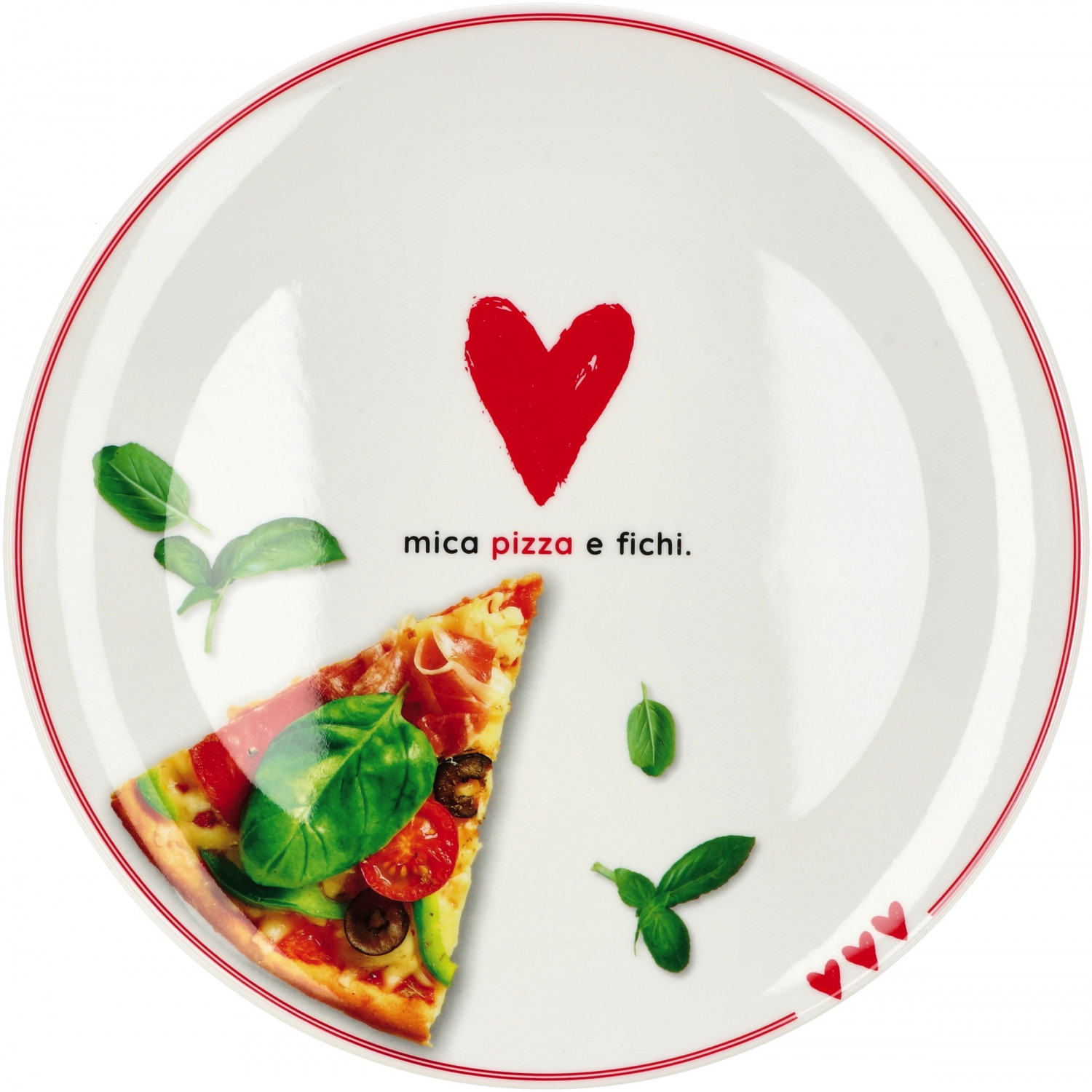 PIATTO PIZZA MELAMINA D.33XH2 ASS.3
